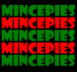 Abstract creative mince pies scene 