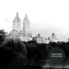 Wall Mural - Halftone Background Design - Central Park, New York