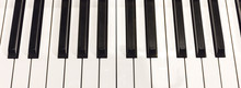 Photo Of Piano Keys, Shot From Above
