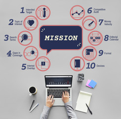 Wall Mural - business analytics strategy methods tactics graphic concept