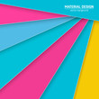 © happyvector071 - Vector material design background. Abstract creative concept layout template. For web and mobile app, paper art illustration design. style blank, poster, booklet. Motion wallpaper element. Flat ui.