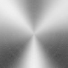 Metal radial background. Vector illustration.