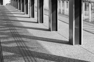 Poster - pedestrian walkway