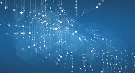 Digital technology world. Business virtual concept. Vector background