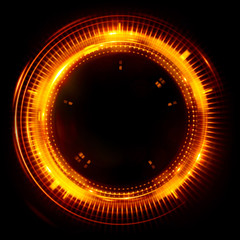 Wall Mural - abstract ring background with luminous swirling backdrop. glowing spiral. the energy flow tunnel. sh