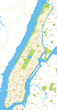 Manhattan - New York City Map - vector illustration