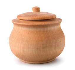 Wall Mural - Wooden pot