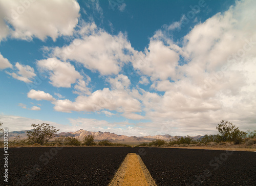Road trip in Death Valley National Park in California. Poster