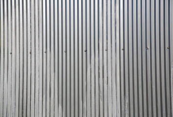 Corrugated metal background and texture