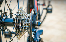 Close Up Of Bicycle Gears