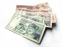Omani Rial Or Riyal Currency On White Background