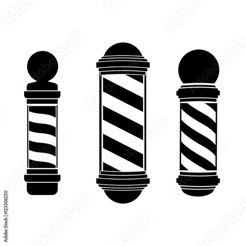 Barberpole Barbershop Black And White Buy This Stock Vector And Explore Similar Vectors At Adobe Stock Adobe Stock