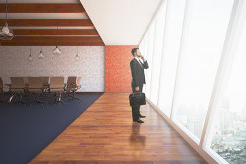 Wall Mural - Businessman in conference room