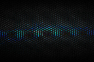 Wall Mural - set 9. hexagon background and texture.