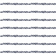 © anastasiiam - Marine rope line seamless pattern