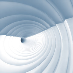 Wall Mural - Abstract digital tunnel background 3d