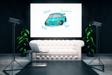 Wall Mural - Transportation concept