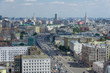 Aerial view of Moscow. Sadovoye Ring.