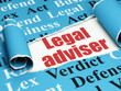 © Maksim Kabakou - Law concept: red text Legal Adviser under the piece of  torn paper