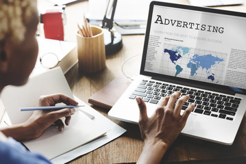 Poster - advertising branding commerce promotion concept