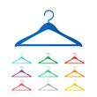 Clothes hanger icon vector