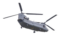 LEEUWARDEN, NETHERLANDS - JUNI 11 2016: Chinook CH-47 Military H