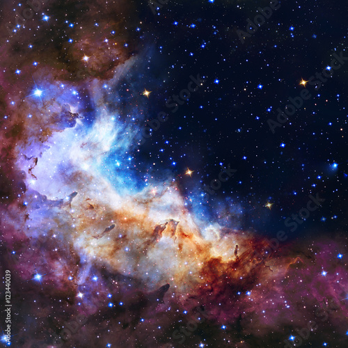 Zdjęcie XXL Galaxy ilustracja, tło z gwiazdami, mgławica, chmury kosmosu