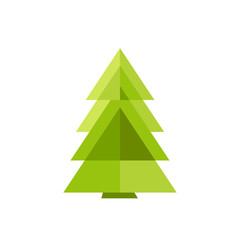 Wall Mural - Stylized Fir Tree Icon