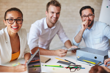 Canvas Print - Meeting of designers