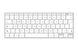 © MicroOne - Vector white mobile computer keyboard, keypad