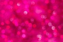 Pink Bokeh Texture Christmas Background