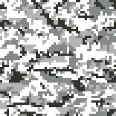 Wall Mural - digital seamless camouflage pattern vector
