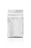 Fototapeta  - blank packaging foil pouch isolated on white background