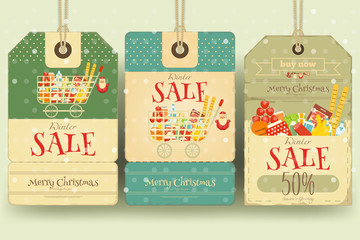 Sticker - Christmas Supermarket Sale Tags