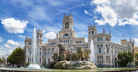 Wall Mural - Cibeles fountain in Madrid