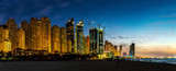 Fototapeta Nowy Jork - Panorama of Dubai marina