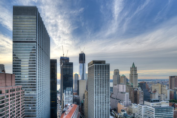 Sticker - New York Skyline at Sunset