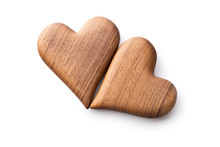 Two Wooden Hearts.
