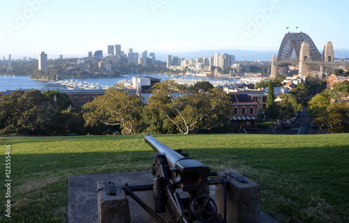 Obraz na płótnie Sydney Harbour viewed from Observatory Hill (Sydney, Australia)