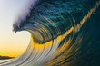 © Cavan Images - Scenic view of wave against sky during sunset
