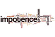 Impotence word cloud