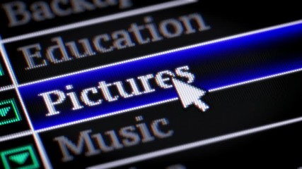 Pictures. My own design of program menu.