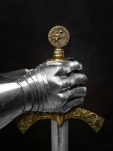 The Sword Of The Crusader And The Knight's Glove.