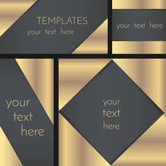 Wall Mural - Greeting card templates