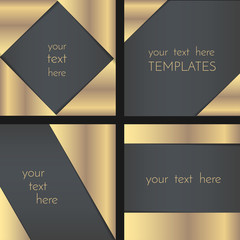 Wall Mural - Greeting card templates