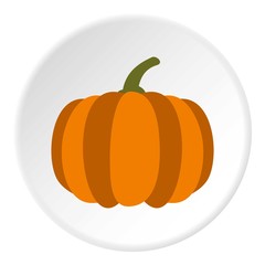 Wall Mural - pumpkin icon. flat illustration of pumpkin vector icon for web