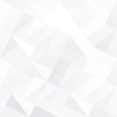Poster - White triangle background abstract