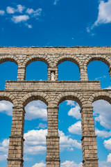 Wall Mural - Aqueduct of Segovia in Spain - A UNESCO World Heritage Site