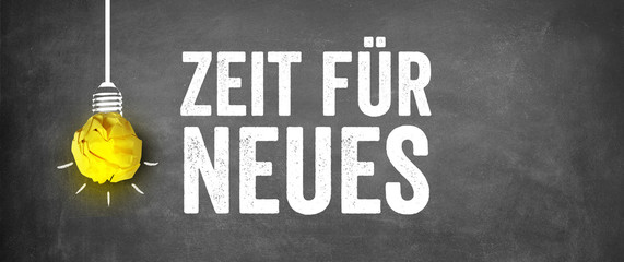 Canvas Print - Zeit für Neues