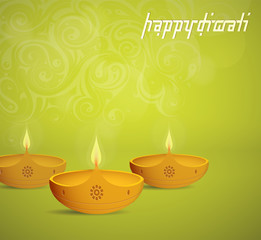 Diwali Indian festival greeting card